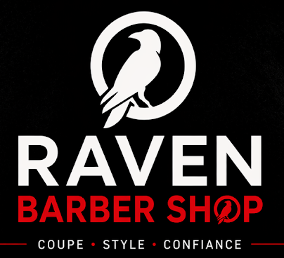 Logo Raven Barber Shop